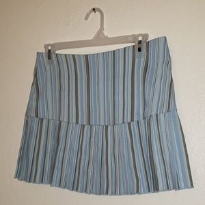 Striped blue skirt